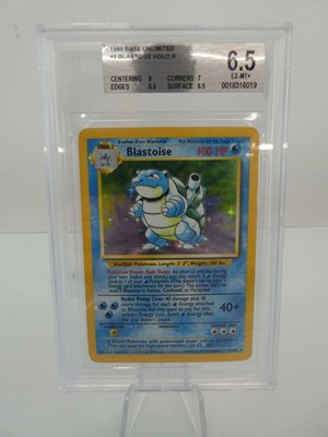 Lot 1999 Base Unlimited #2 Blastoise Holo BGS Near...