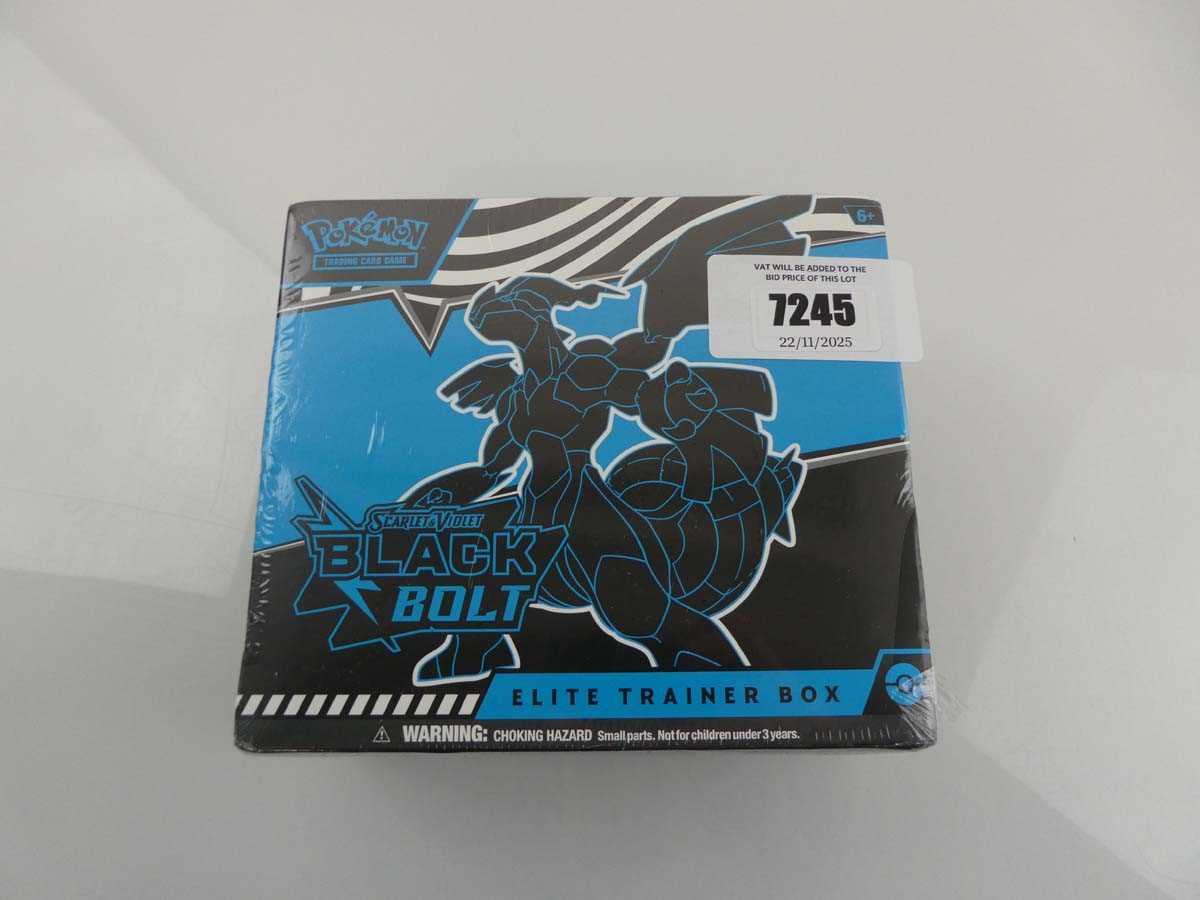 Lot Pokémon Scarlet & Violet Black Bolt Elite...