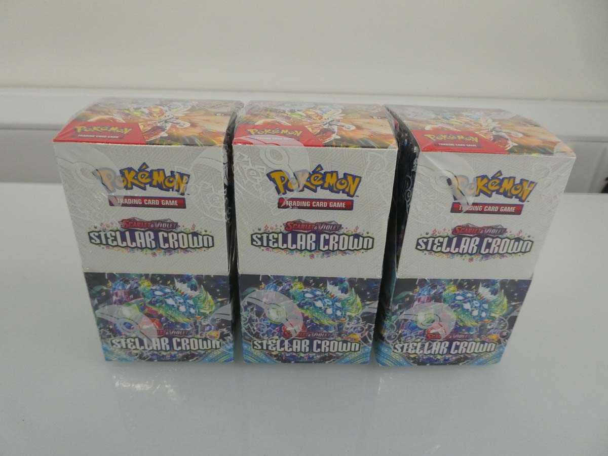 Lot x3 Pokémon Scarlet & Violet Stellar Crown...