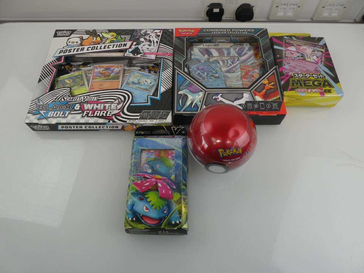 Lot x5 Assorted Pokémon Products to include...