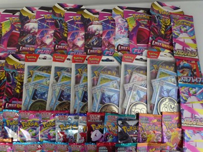 Lot Approximately 100 Assorted Pokémon Booster...