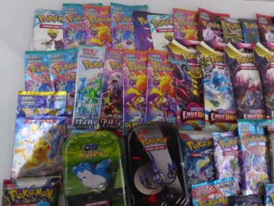 Lot Approximately 100 Assorted Pokémon Booster...