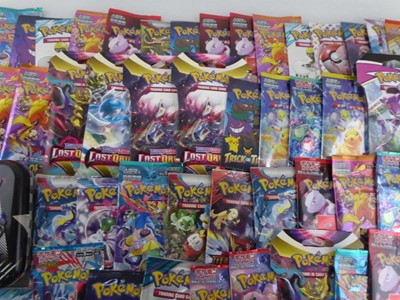 Lot Approximately 100 Assorted Pokémon Booster...