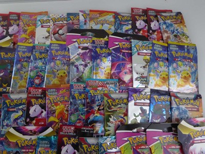 Lot Approximately 100 Assorted Pokémon Booster...