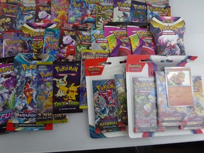 Lot Approximately 100 Assorted Pokémon Booster...