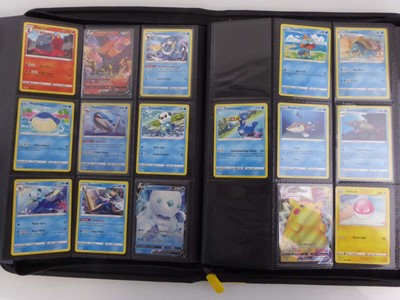 Lot x2 Pokémon Binders with an assortment of...