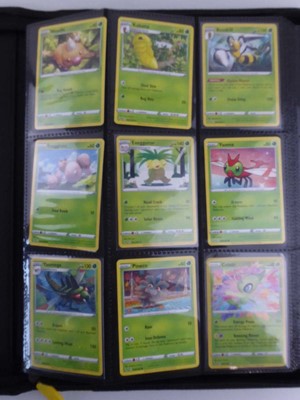 Lot x2 Pokémon Binders with an assortment of...