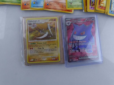 Lot Qty of Sleeved and top loaded Pokémon cards...