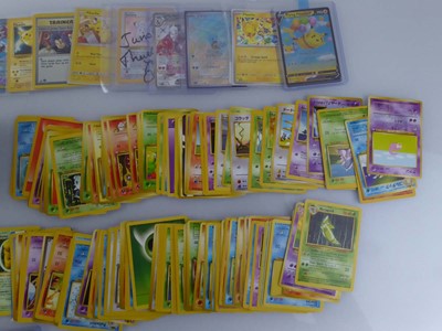 Lot Qty of Sleeved and top loaded Pokémon cards...