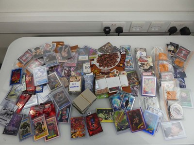 Lot Qty of Sleeved and top loaded trading...