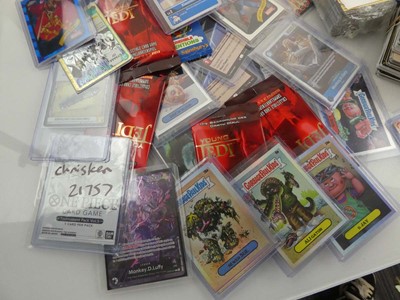 Lot Qty of Sleeved and top loaded trading...