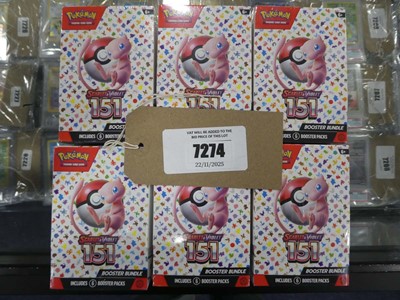 Lot x6 Pokémon Scarlet & Violet 151 Booster Bundle...