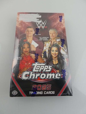 Lot Topps Chrome 2025 WWE Hobby Box