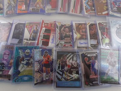 Lot Qty of Sleeved and top loaded sport trading...