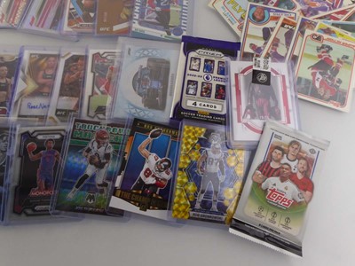 Lot Qty of Sleeved and top loaded sport trading...