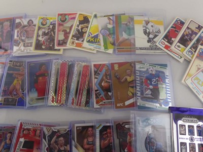 Lot Qty of Sleeved and top loaded sport trading...
