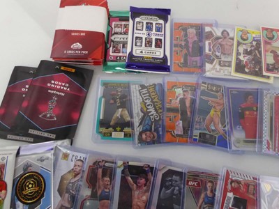 Lot Qty of Sleeved and top loaded sport trading...