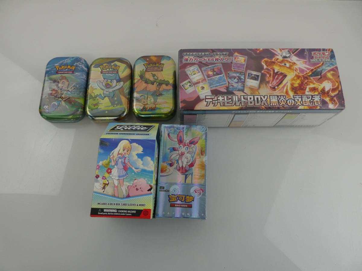 Lot x6 Assorted Sealed Pokémon Products to include...