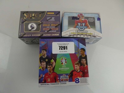 Lot x3 Sports trading cards products to include...