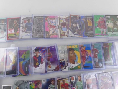 Lot Qty Sleeved & Top loaded Football Trading...