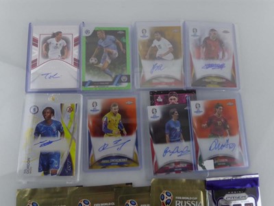 Lot Qty of Top Loaded Football Trading cards to...