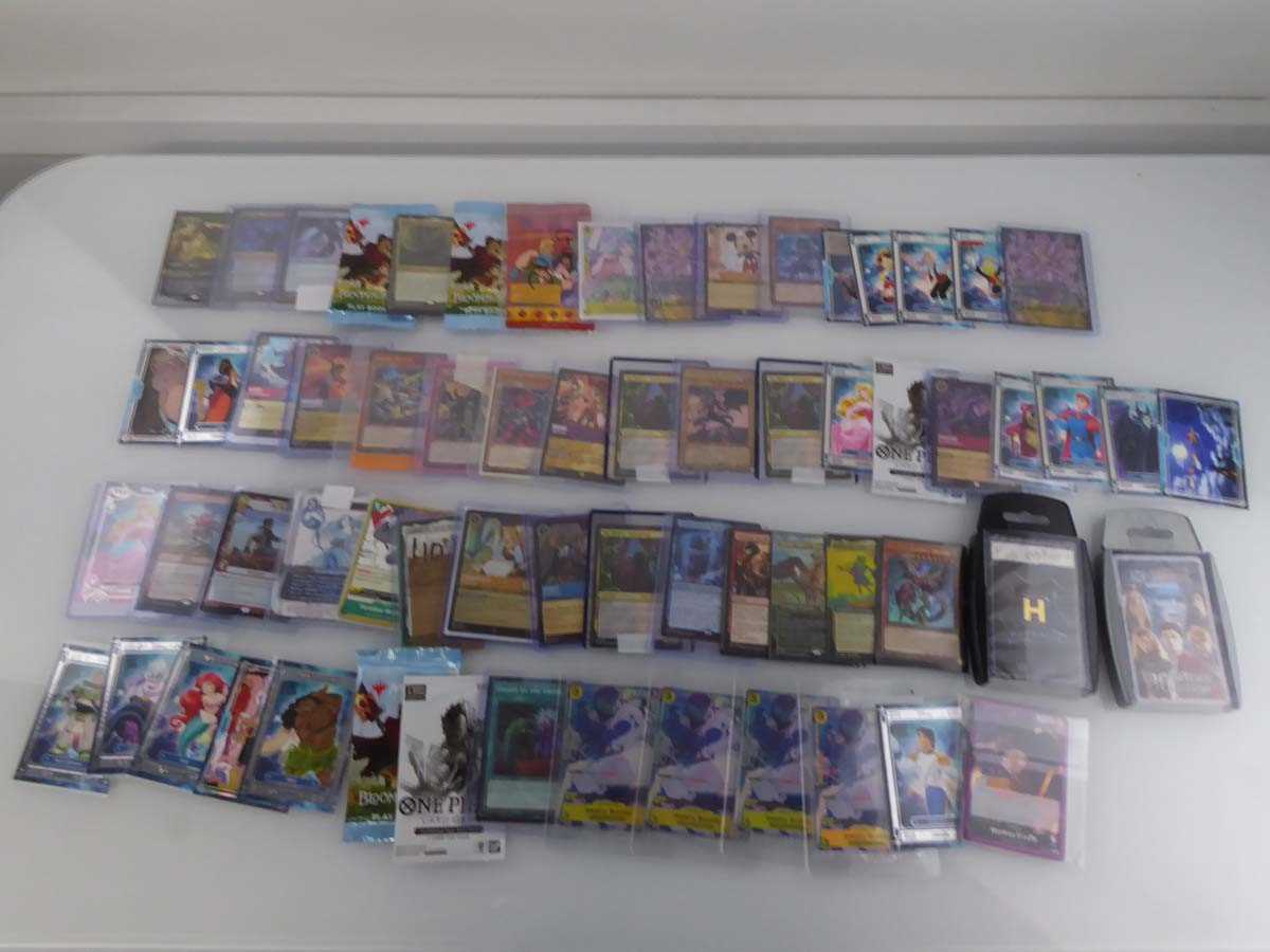 Lot Qty of Sleaved/Top Loaded Trading Card...