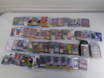 Lot Qty of Sleaved/Top Loaded Trading Card...
