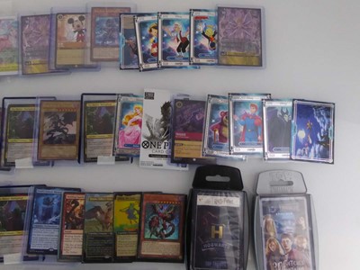 Lot Qty of Sleaved/Top Loaded Trading Card...