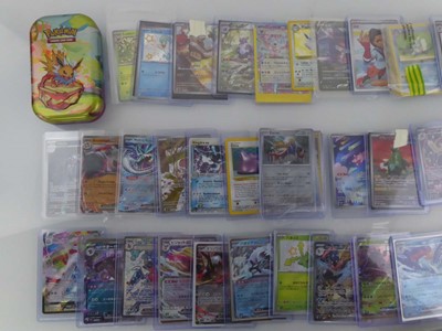 Lot Qty of Sleeved/Top Loaded Pokémon Cards from...
