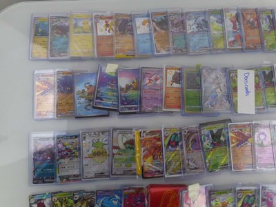 Lot Qty of Sleeved/Top Loaded Pokémon Cards from...