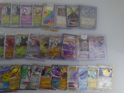Lot Qty of Sleeved/Top Loaded Pokémon Cards from...