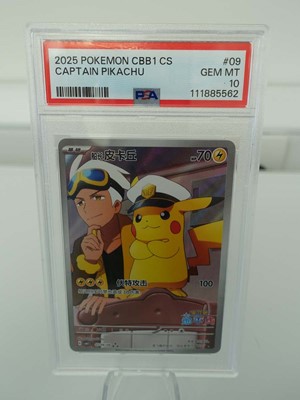 Lot 2025 Pokémon CBB1 CS Captain Pikachu Graded...