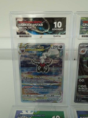 Lot Four Graded cards by Ace Grading to include...