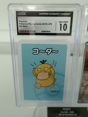 Lot Three assorted graded Pokémon cards to include...