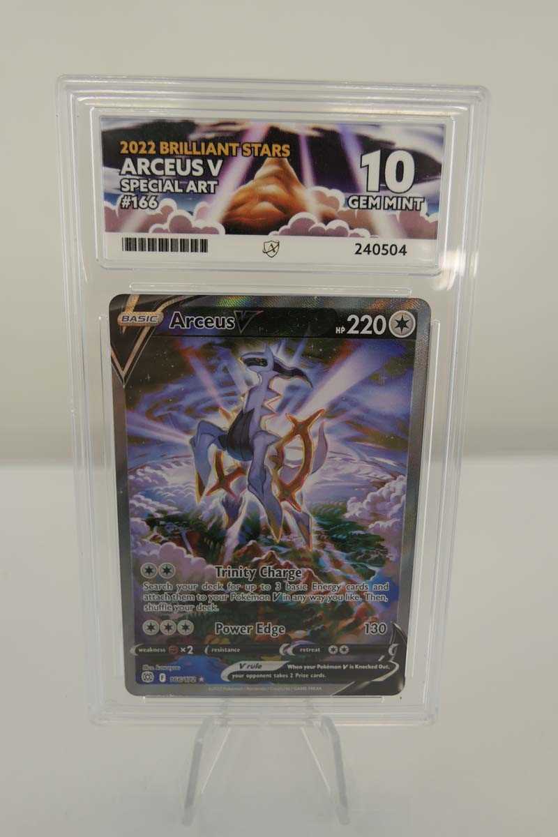 Lot 2022 Brilliant Stars Arceus V Special Art #166...