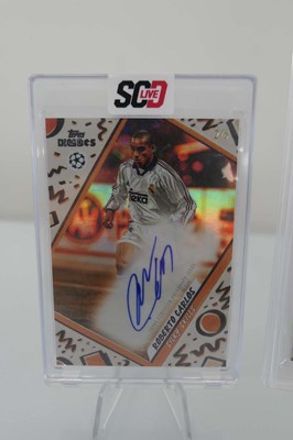 Lot 2024 Topps Decades Silky Skills Roberto Carlos...