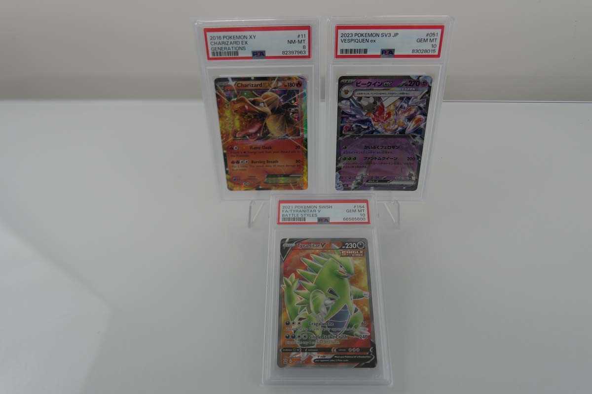 Lot 3 Assorted Graded Pokémon Cards to include...
