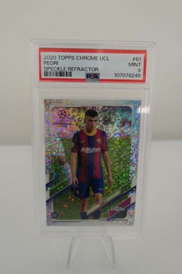 Lot 2020 Topps Chrome UCL Pedri Speckle Refractor...