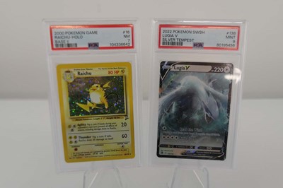 Lot 2 Assorted Graded Pokémon Cards to include...