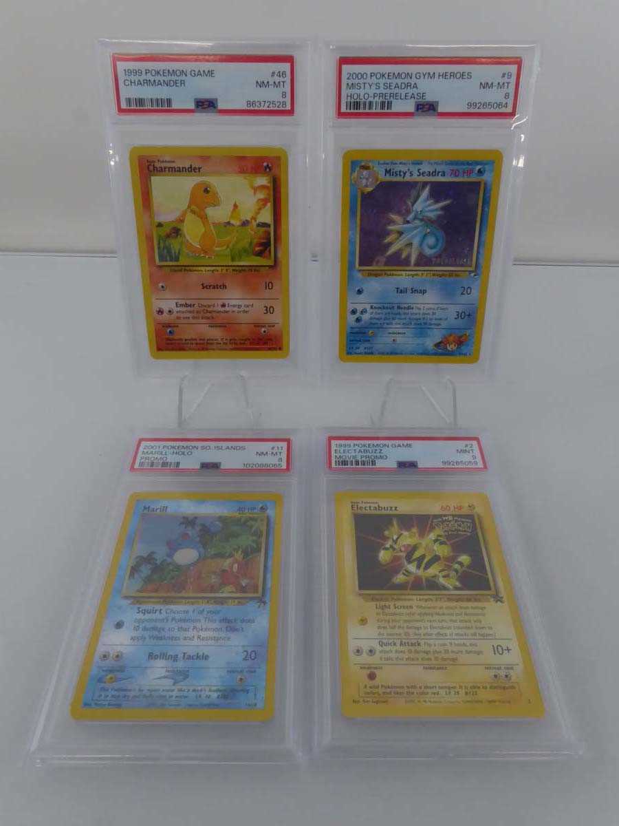 Lot x4 Assorted Vintage Graded Pokémon Cards by...