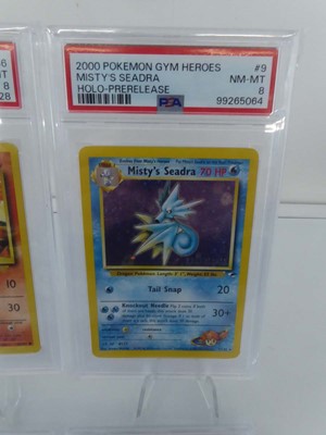 Lot x4 Assorted Vintage Graded Pokémon Cards by...