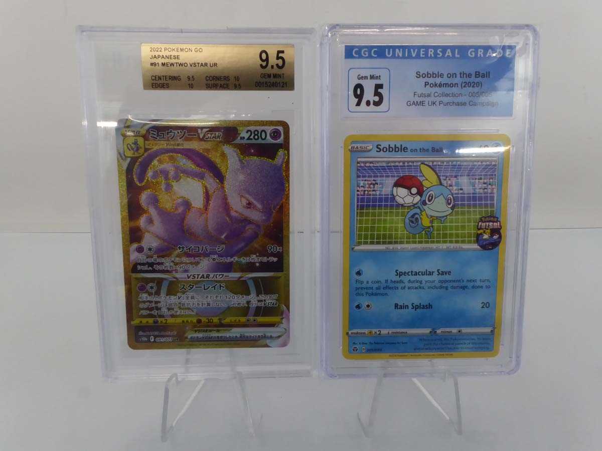 Lot 2x Assorted Graded Pokémon Cards to include...