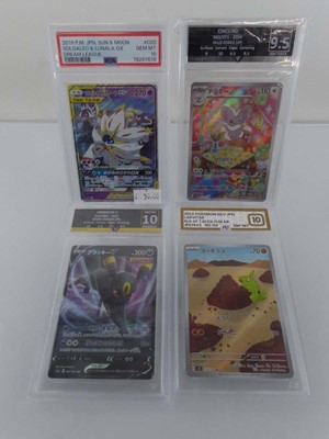 Lot x4 Assorted Graded Pokémon Cards to include...