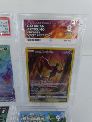 Lot x4 Assorted graded Pokémon Cards to include...