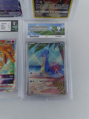 Lot x4 Assorted graded Pokémon Cards to include...