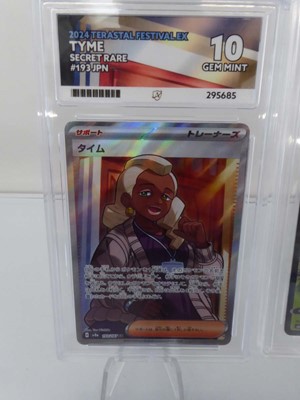 Lot x3 Assorted Graded Pokémon Cards to include...