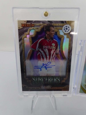 Lot x3 Assorted Autographed Football Trading Cards...