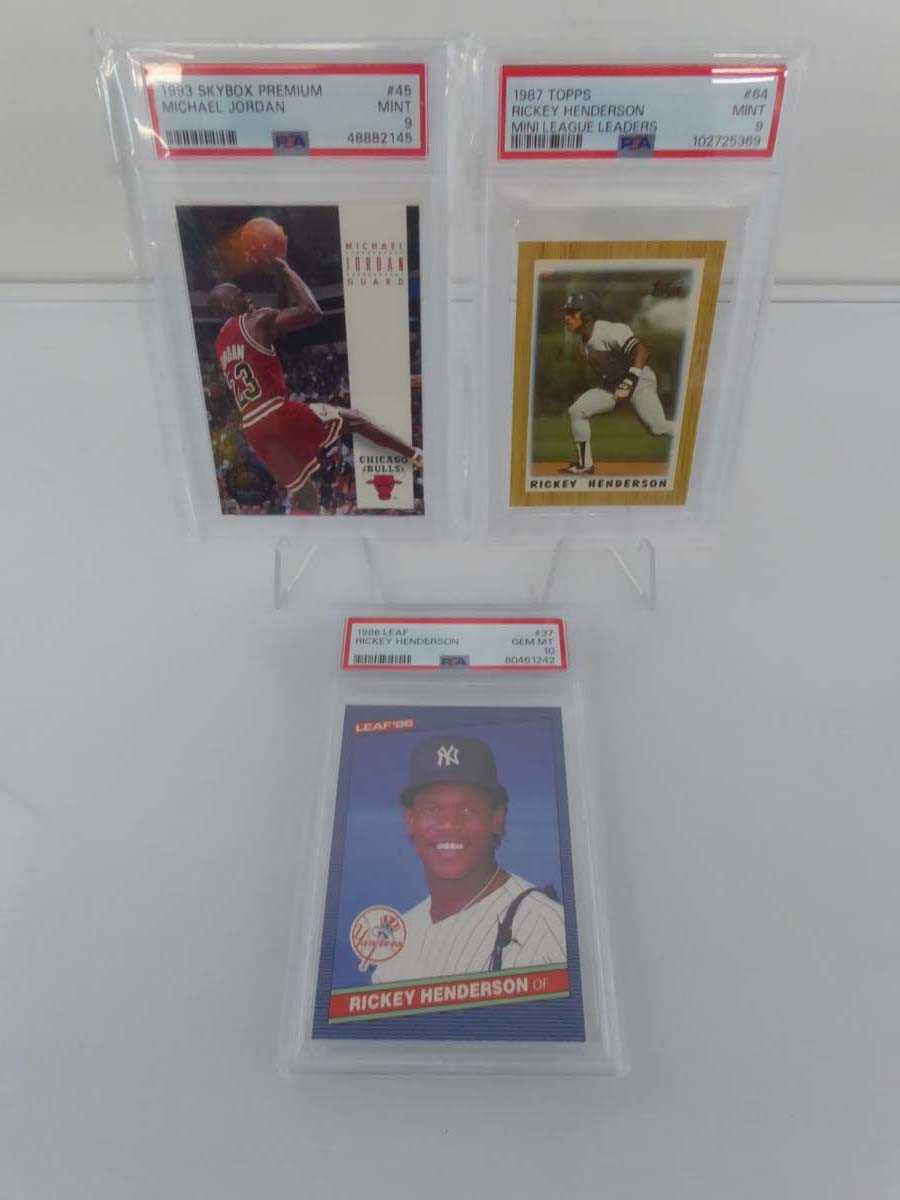 Lot x3 Assorted Graded Sports Cards to include...