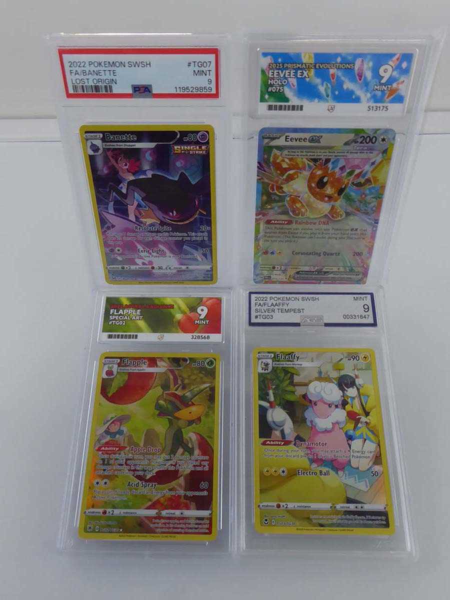 Lot x4 Assorted Graded Pokémon Cards to include...