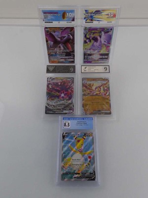 Lot x5 Assorted Graded Pokémon Cards to include...